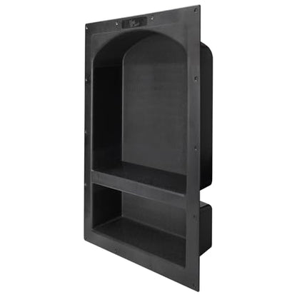 Uni-Green Recessed Shower Niche 17X25 Arch Double Shelf-Shower Cube for Organizer Storage or Shampoo and Toiletry Storage