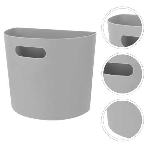 Veemoon Plastic Wall Mounted Trash Can Kitchen Waste Bin with Hanging Design, No Need to Bend, Simple Style, Smooth Polished Surface for Home, Bathroom, or Office Use