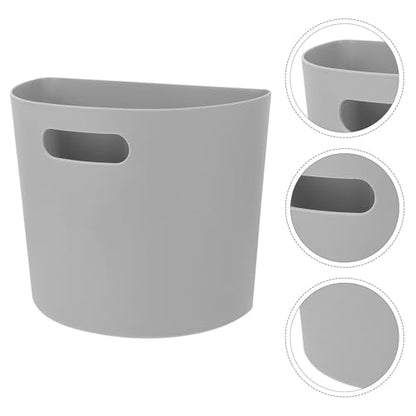 Veemoon Plastic Wall Mounted Trash Can Kitchen Waste Bin with Hanging Design, No Need to Bend, Simple Style, Smooth Polished Surface for Home, Bathroom, or Office Use