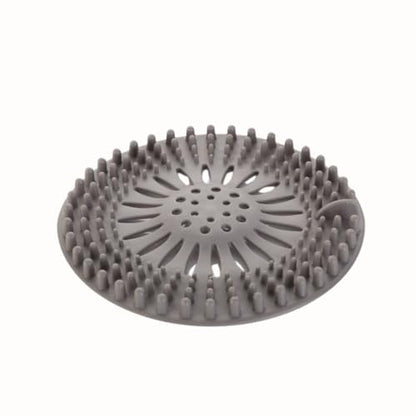 Shower Drain Hair Catcher 4 Pack – Silicone Bathtub Drain Cover, Hair Catcher for Shower Drain, Anti-Clog Drain Protector for Bathroom Tub, Kitchen Sink & Laundry, Flexible Reusable Drain Strainer