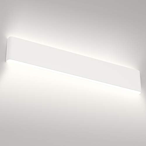 Aipsun 32.6 inch Modern Vanity Light Fixtures LED Bathroom Wall Light Up and Down Bathroom Lighting Fixtures Cool White 5000K - color: White, size: 32.6 inch, style: 5000K