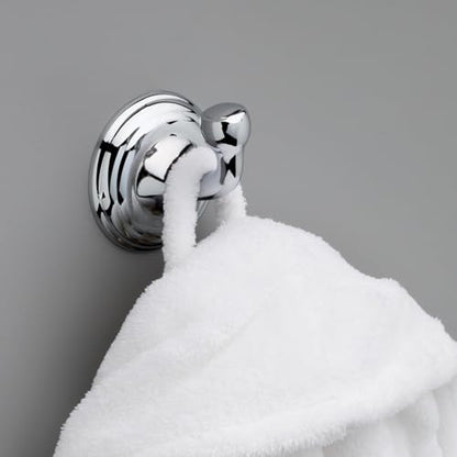 Delta Single Towel Hook for Bathroom or Kitchen| Polished Chrome | Windemere Accessories - size: (Pack of 1)