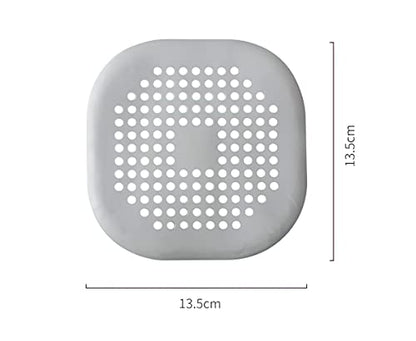 2 Pieces Shower Drain Hair Catcher Bathtub Stopper, Home Protectors with Sucker Water Trap Sink Cover for Bathroom Bathtub and Kitchen (Grey,White) - color: Grey,white