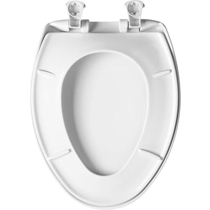 Church Seat 1200SLOWT 211 Slow Close STA-TITE Elongated Closed Front Toilet Seat in Yellow