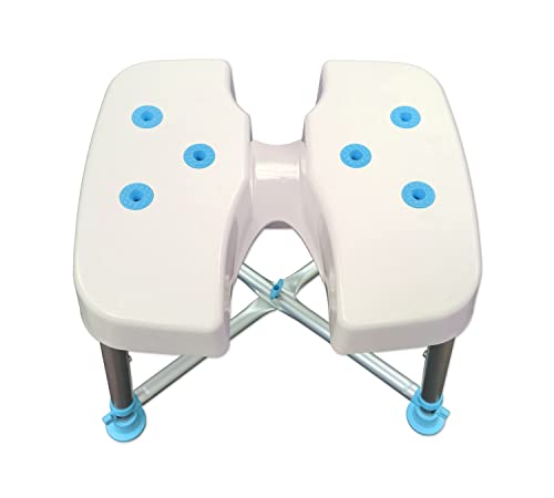 MedGear A-0271A Tool-Free DURA Hygienic Cutout Shower and Tub Assisting Bench
