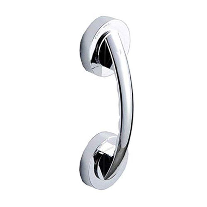 Suction Grab Bar, Portable Suction Handle Bar Suction Grip Bar for Window Door Drawer Cabinet Mini Fridge Grab Puller (Silver) - color: Silver