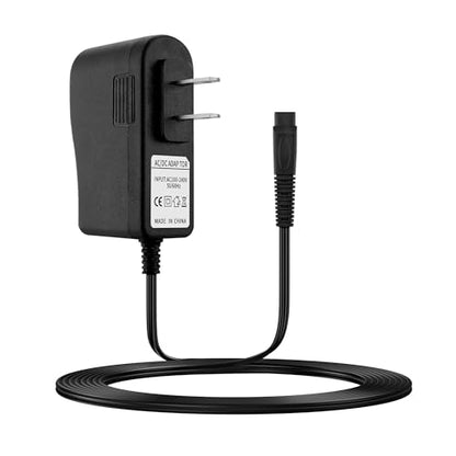2-Prong 9V AC/DC Adapter Compatible with LABIGO LA2 LA3 Pro KS-2629 KS-2639 7.4V 2500mAh Electric Bathroom Spin Scrubber Cordless Shower Cleaning Brush Power Supply Charger PSU