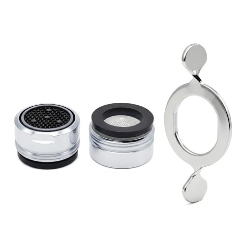 2-Pack RP330 Faucet Aerator with Removal Wrench, 2.2 GPM, Chrome | Replacement for RP330 Delta faucet aerator