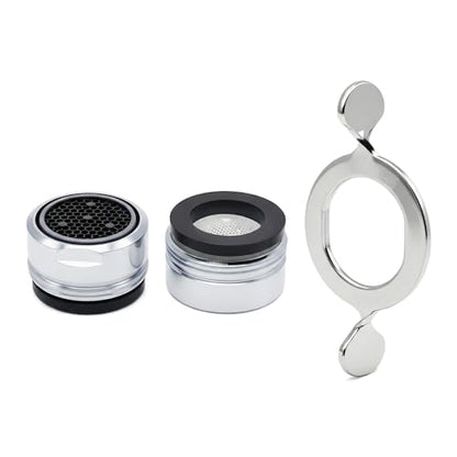 2-Pack RP330 Faucet Aerator with Removal Wrench, 2.2 GPM, Chrome | Replacement for RP330 Delta faucet aerator