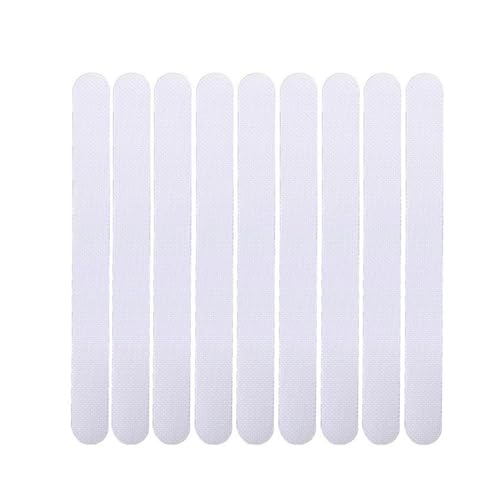 Non-Slip Bathtub Strips, 50 Pcs, PEVA Anti-Slip Shower Treads, Strong Adhesive Safety Grip Stickers for Bathroom Floors, Stairs, Smooth Surfaces (Clear) - color: Clear