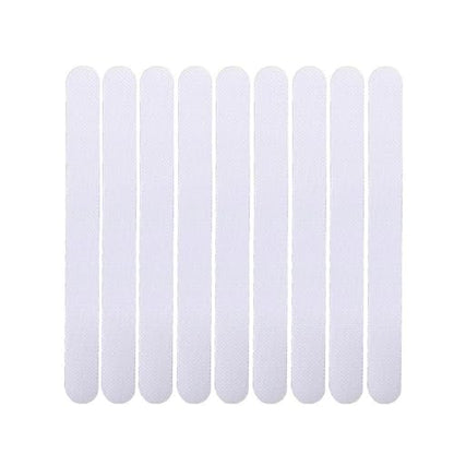 Non-Slip Bathtub Strips, 50 Pcs, PEVA Anti-Slip Shower Treads, Strong Adhesive Safety Grip Stickers for Bathroom Floors, Stairs, Smooth Surfaces (Clear) - color: Clear