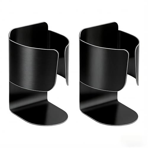 Electric Toothbrush Holder Wall Mount, Black, 2 Pack | 304 Stainless Steel, No Drill Adhesive, Bathroom Organizer, Waterproof Rack for Shower - color: Black