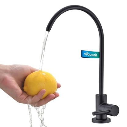 VFAUOSIT Kitchen Faucet with Pull Down Sprayer, Oil-Rubbed Bronze | cUPC and CEC Certified, Lead-Free SUS304 Steel, 3 Spray Modes, 360° Swivel, Fingerprint-Resistant Finish, Ceramic Disc Valve - color: Matte Black-03