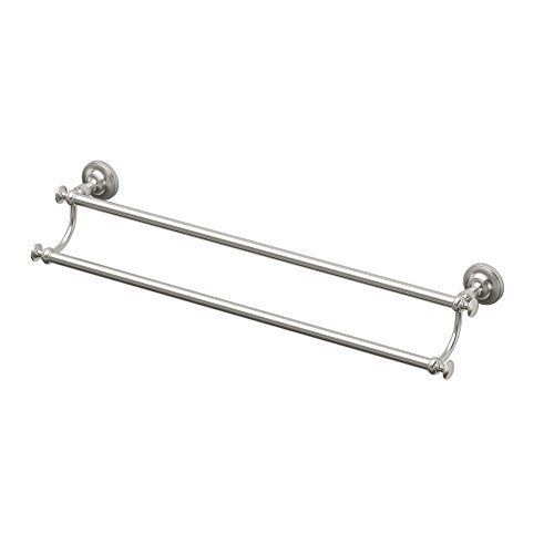 Gatco 4024 Tavern, Double Towel Bar, 24”, Satin Nickel - color: Satin Nickel