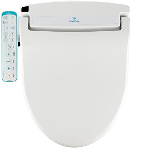 BidetMate 1000 Series Bidet Toilet Seat, Heated Water and Seat, Side Panel | Instant warm-water wash, heated seat, air dryer, and self-cleaning nozzle. Side panel control. Fits elongated toilets. - style: 1000 Series | Elongated | Side Panel