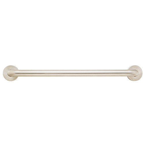 Speakman SA-1009-24-BN 24 in. ADA Grab Bar, Brushed Nickel - color: Brushed Nickel, size: 24 Inch