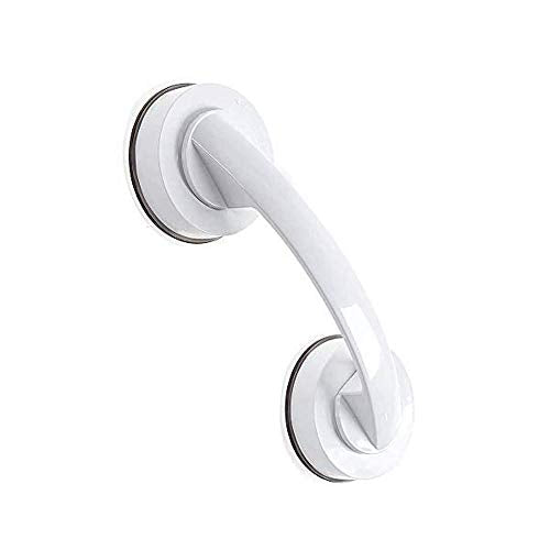 Suction Grab Bar, Portable Suction Handle Bar Suction Grip Bar for Window Door Drawer Cabinet Mini Fridge Grab Puller (White) - color: White
