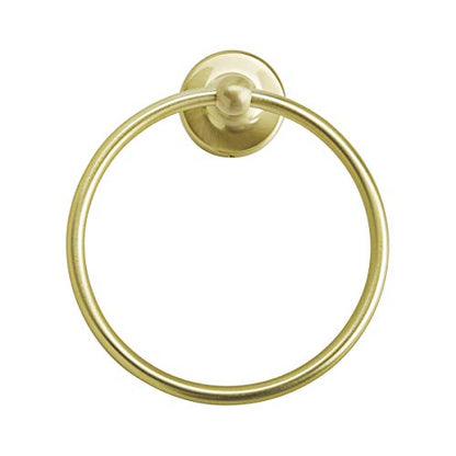 Amerock Wall Mounted Gold Towel Ring, Small Hand Towel Holder, Bathroom Accessories, Bath Hardware, Kitchen Towel Holder - color: Gold