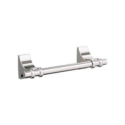 Amerock Davenport 8-13/16 inch (224 mm) Length Polished Nickel Pivoting Double Post Tissue Holder, BH36051PN - color: Polished Nickel, size: Toilet Paper Holder