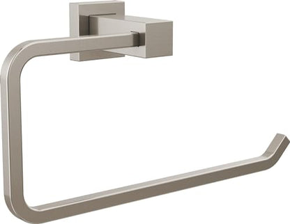 Delta Faucet Velum Towel Ring, Brushed Nickel Bathroom Wall Mounted Ring, Hand Towel Ring, Towel Holder, Stainless IAO20846-SS - color: Stainless