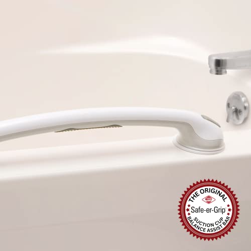 Changing Lifestyles Safe-er-Grip 24" Balance Assist Bar, White - color: White/Grey, size: 24 inch (Pack of 1)