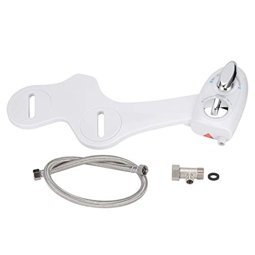 Non-Electric Mechanical Bidet Toilet Seat Adjustable Fresh Water Spray Attachment Toilet Seat
