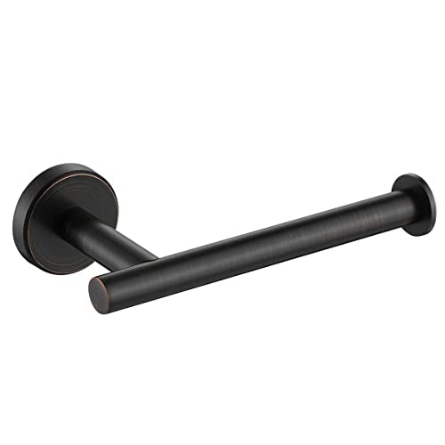 JQK Toilet Paper Holder Oil Rubbed Bronze, 5 Inch 304 Stainless Steel Thick 0.8mm Tissue Paper Dispenser for Bathroom, Hold Mega Rolls Wall Mount, TPH120-ORB - color: Bronze, size: Knob