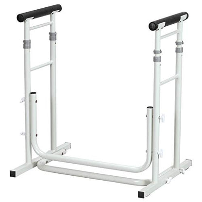 Fox Valley Traders Freestanding Toilet Safety Support with Adjustable Arms