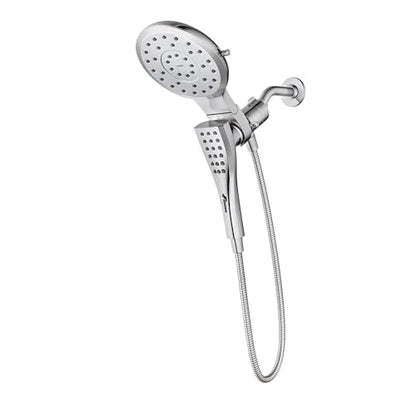 Moen Verso Chrome Round Rain Shower Head and Detachable Handshower Combination with Magnetix Docking System and 60-inch Metal Hose, 220C2 - color: Chrome