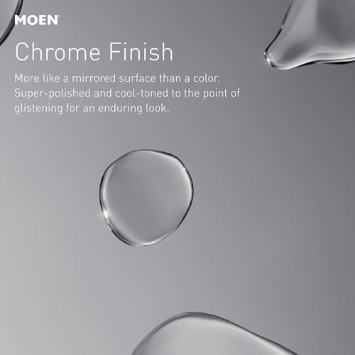 Moen Preston Single Post Toilet Paper Holder, Wall Mounted with Hardware, European Open Arm Design, Chrome, DN8408CH - color: Chrome, size: 2-3/8 x 6-1/2 Inch