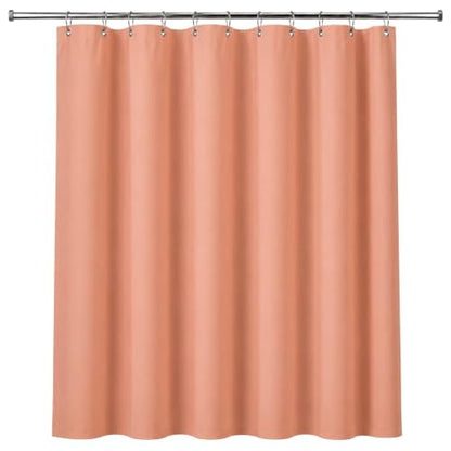 Dependable Industries inc. Essentials Premium 6 Guage PEVA Shower Curtain Liner - PVC Free Magnetized Bottom Odorless with Rustproof Grommets (Peach) - color: Peach