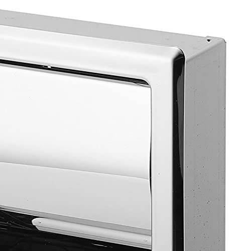 Recessed Toilet Paper Holder, Stainless Steel Tissue Towel, Toilet Roll Paper Rack for Home Hotel Bathroom