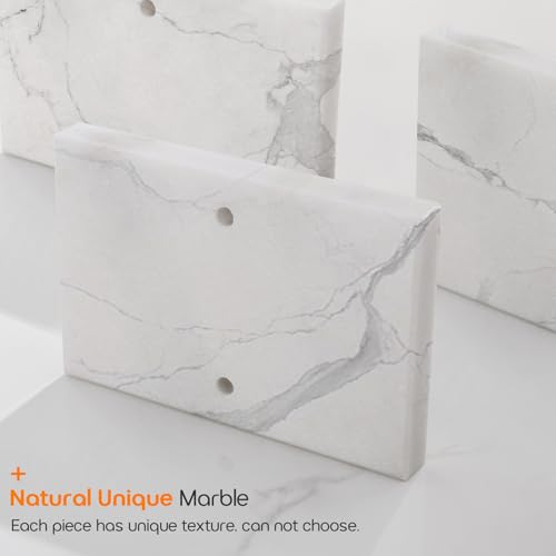 Free Stand Towel Racks for Bathroom 2-Tier Standing Towel Holder with Heavy Marble Base Champagne Bronze Thicken Steady Design Stainless Steel AN7005CPG - color: Champagne Bronze