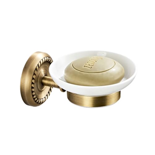 Antique Bronze Soap Holder for Bathroom Soap Dish Wall Mounted - color: Soap Holder