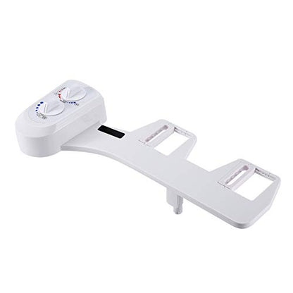 Smart Toilet Bidet Self Cleanup Single Nozzle Hot Cold Water Spray Non Electric Bidet Bathroom Toilet Seat