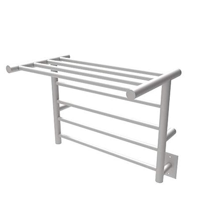 Amba RSH-B Radiant Shelf Hardwired Plug-in Combo 8 Bar Towel Warmer in Brushed - color: Brushed