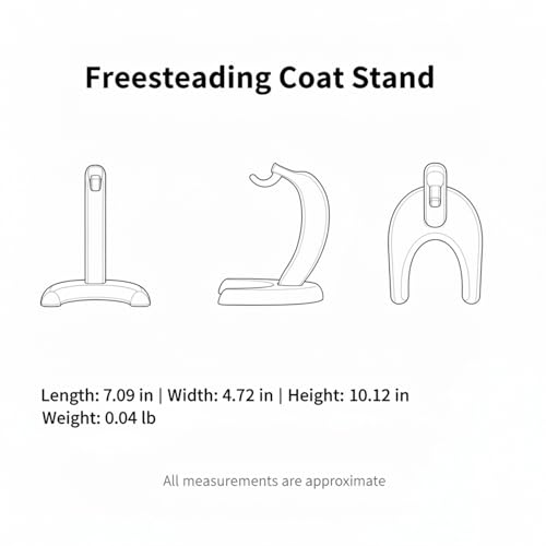 Freestanding Plastic Coat Hook, No-Drill Floor Stand for Entryway & Bathroom, Compact Yellow Rack for Coats, Bags, Towels (1 Pack)
