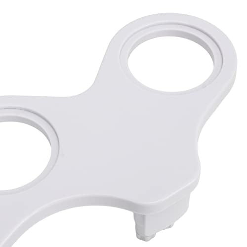 Fdit Bidet Toilet Attachment Dual Nozzle Water Pressure Adjustable Self Cleaning Cold Water Spray No Tools Required for Personal
