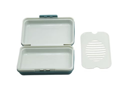 2 Pack Travel Soap Case Holder,Portable Soap Box with Draining Layer for Shower,Bathroom,Camping,Hiking,Gym - color: 2 Pack Travel Soap Case