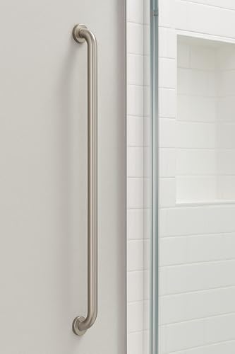 48" Stainless Steel Restroom Grab Bar - size: 48 Inch