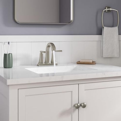 American Standard 7426201.295 Belmeade Two-Handle 4-Inch Centerset Bathroom Faucet, 1.2 GPM, Brushed Nickel - color: Brushed Nickel