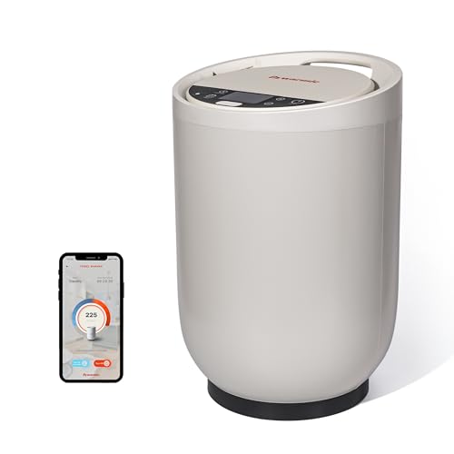 Smart Towel Warmer - Coolbreeze Insulation Tech | Voice Control with Alexa & Google Assistant | Stainless Steel Bucket | Matte Finish | 20L