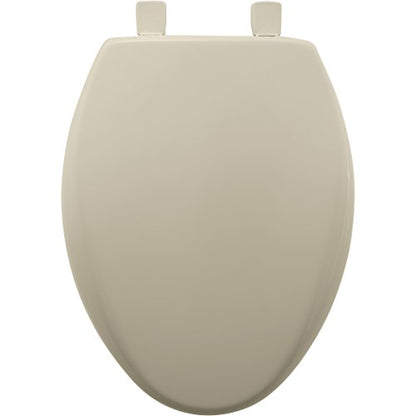 MAYFAIR Toilet Seat will Slow Close and Never Come Loose, ELONGATED, Long Lasting Plastic, Bone, 120SLOWE 006 - color: Bone, size: Elongated