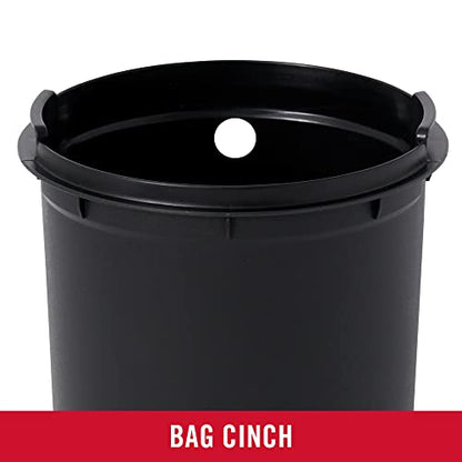 Rubbermaid Stainless Steel Round Step-On Trash Can, 1.6-Gallon, Charcoal, Wastebasket with Lid for Home/Bathroom/Kitchen/Office - style: Round Step-On