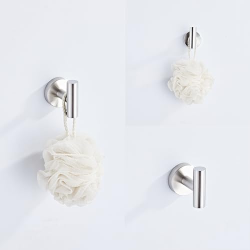 Brushed Nickel Bathroom Hardware Set 5 Piece with Towel Racks for Bathroom, SUS304 Stainless Steel Bath Towel Bar Set, 24 Inch Wall Mounted Accessories Kit… - color: Brushed Nickel