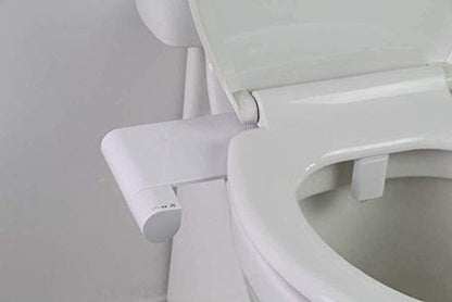 Slim Bidet Toilet Seat Attachment kit, W/Adjustable Pressure Control, Retractable Self Cleaning Nozzle, Accessories included Teflon tape & wrench
