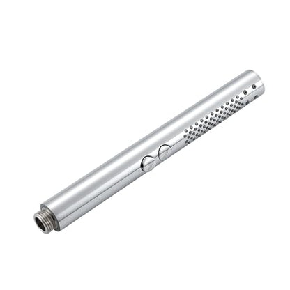 2-in-1 High Pressure Round Handheld Shower Only, Chrome | Anti-clog Nozzles, Rain Shower Spray, Clean Tub Tile & Pets, Replacement for Standard Shower Head, Chrome