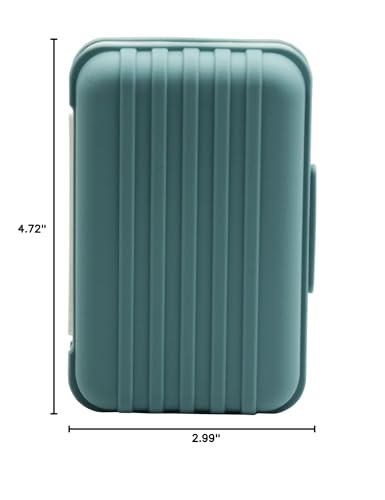 2 Pack Travel Soap Case Holder,Portable Soap Box with Draining Layer for Shower,Bathroom,Camping,Hiking,Gym - color: 2 Pack Travel Soap Case