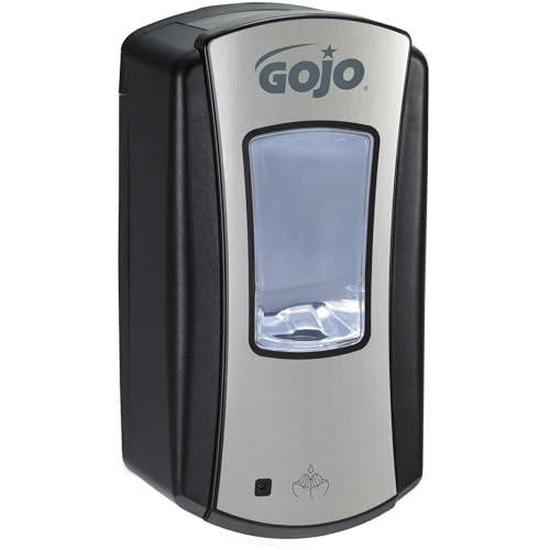 GOJO LTX-12 Automatic Foam Hand Soap Dispenser Chrome 1200mL 1ct - 1919-01 - color: Chrome/Black