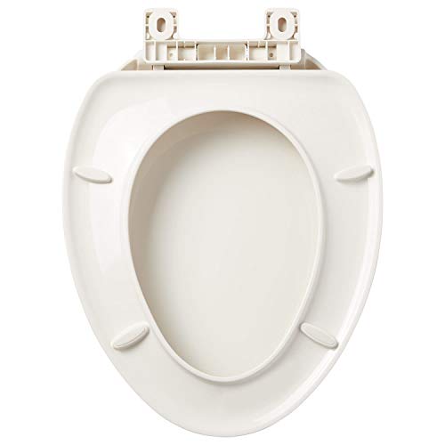 Signature Hardware 447334 Elongated Closed-Front Toilet Seat And Lid with Soft Close and Quick Release